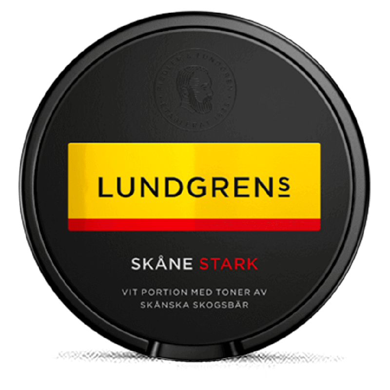 Lundgrens Skåne Strong White Portion Product Label Lundgrens Skåne Strong White Portion Product Label