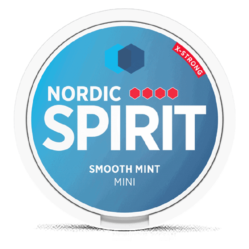 Nordic Spirit Smooth Mint Mini Strong Product Label Nordic Spirit Smooth Mint Mini Strong Product Label
