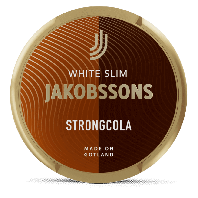 Jakobssons Strong Cola White Slim Product Label Jakobssons Strong Cola White Slim Product Label