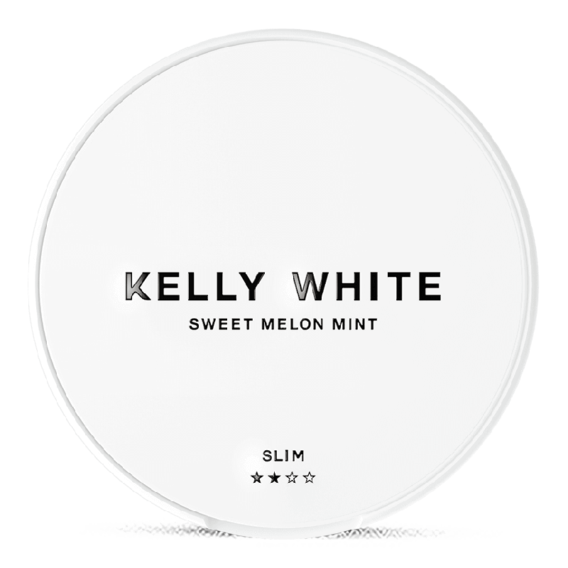 Kelly White Sweet Melon Mint Slim Product Label Kelly White Sweet Melon Mint Slim Product Label