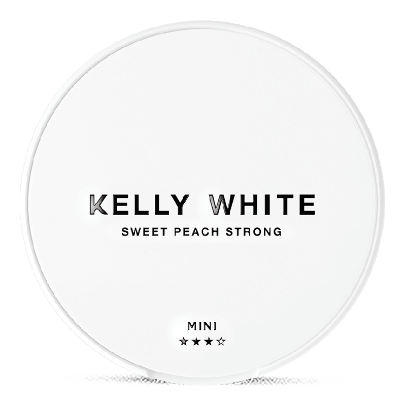 Kelly White Sweet Peach Strong Mini Product Label Kelly White Sweet Peach Strong Mini Product Label