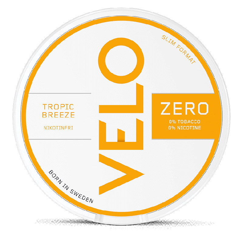VELO Tropic Breeze Zero Product Label VELO Tropic Breeze Zero Product Label