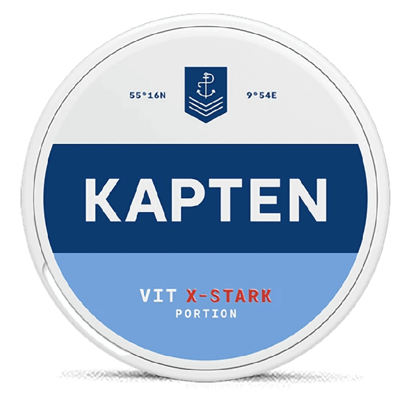 Kapten Extra Strong White Product Label Kapten Extra Strong White Product Label