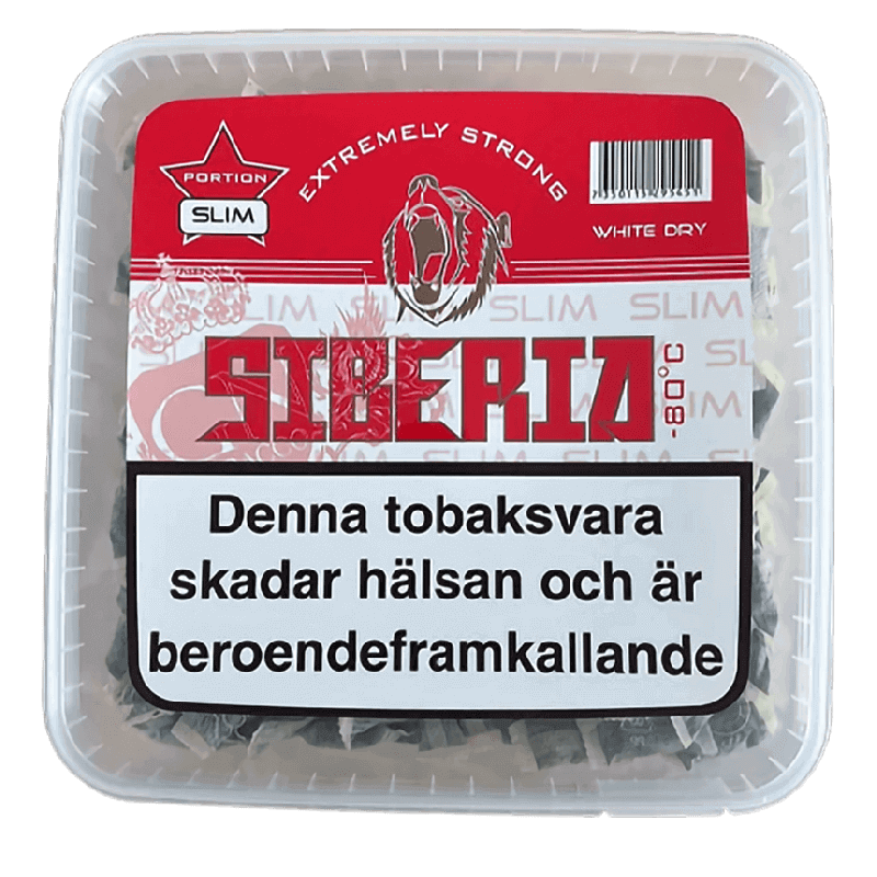 Siberia -80 White Dry Slim Portion 500 g Product Label Siberia -80 White Dry Slim Portion 500 g Product Label