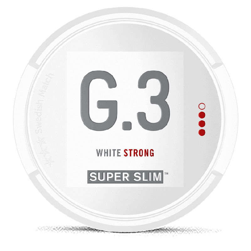 G.3 Super Slim White Portion Strong Product Label G.3 Super Slim White Portion Strong Product Label
