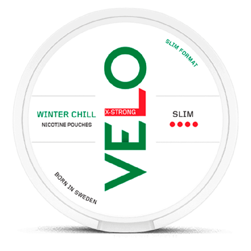 VELO Winter Chill X-Strong Product Label VELO Winter Chill X-Strong Product Label