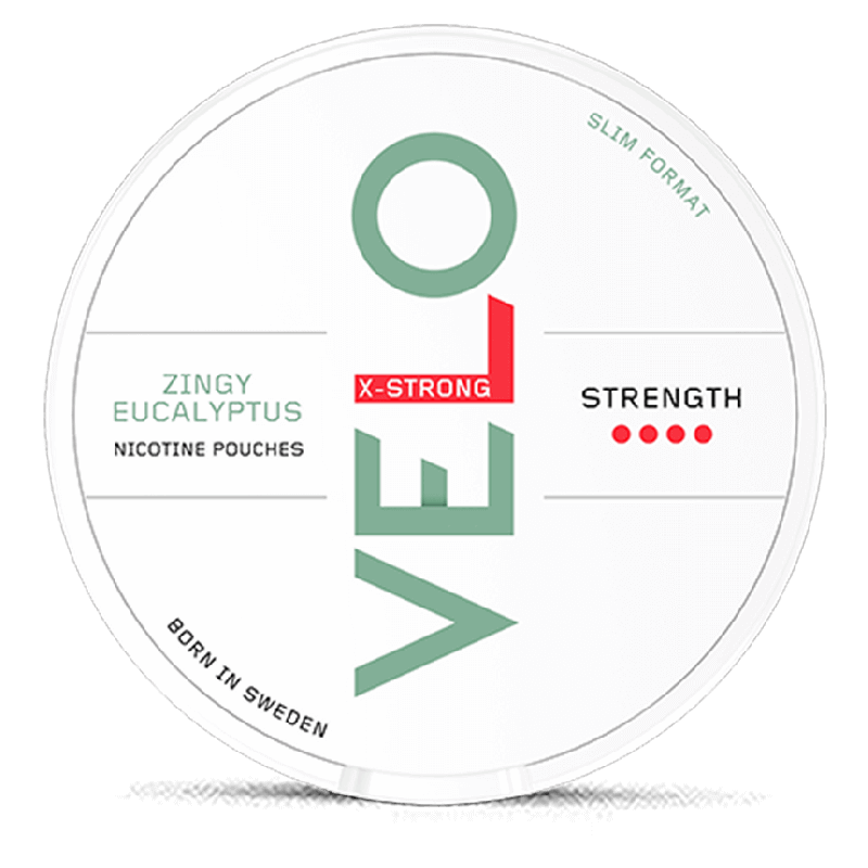 VELO Zingy Eucalyptus Product Label VELO Zingy Eucalyptus Product Label