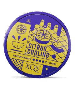 XQS Citrus Cooling Strong Product Label