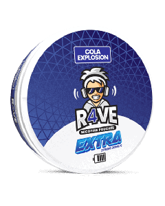 R4VE Cola Explosion 30 mg Product Label